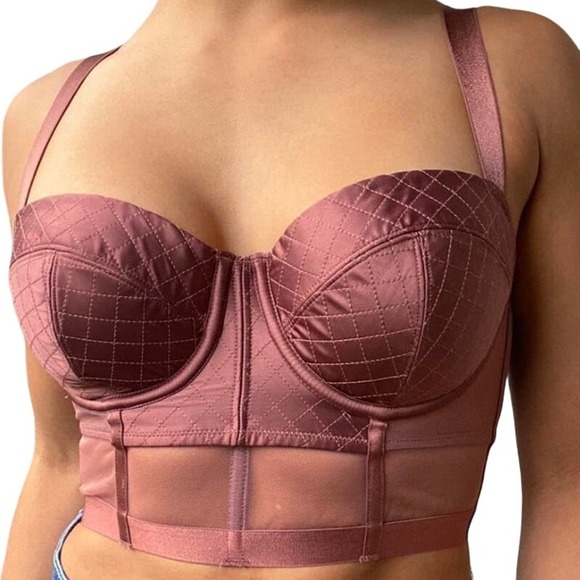 Victoria's Secret Other - Victorias Secret Very Sexy Satin Bustier Corset Bra 34D
